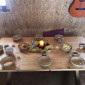 Gemeinsame Brotzeit in unserer Hütte